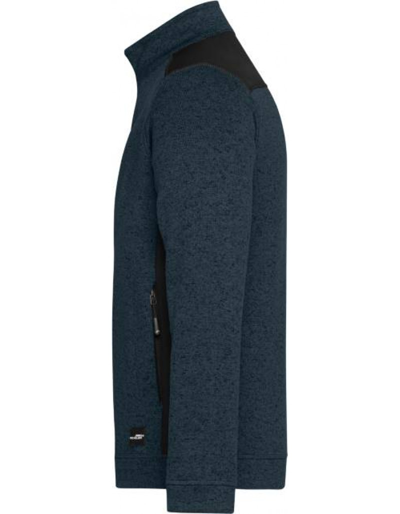 Jachetă de lucru tricotată din fleece pentru bărbați-groasa